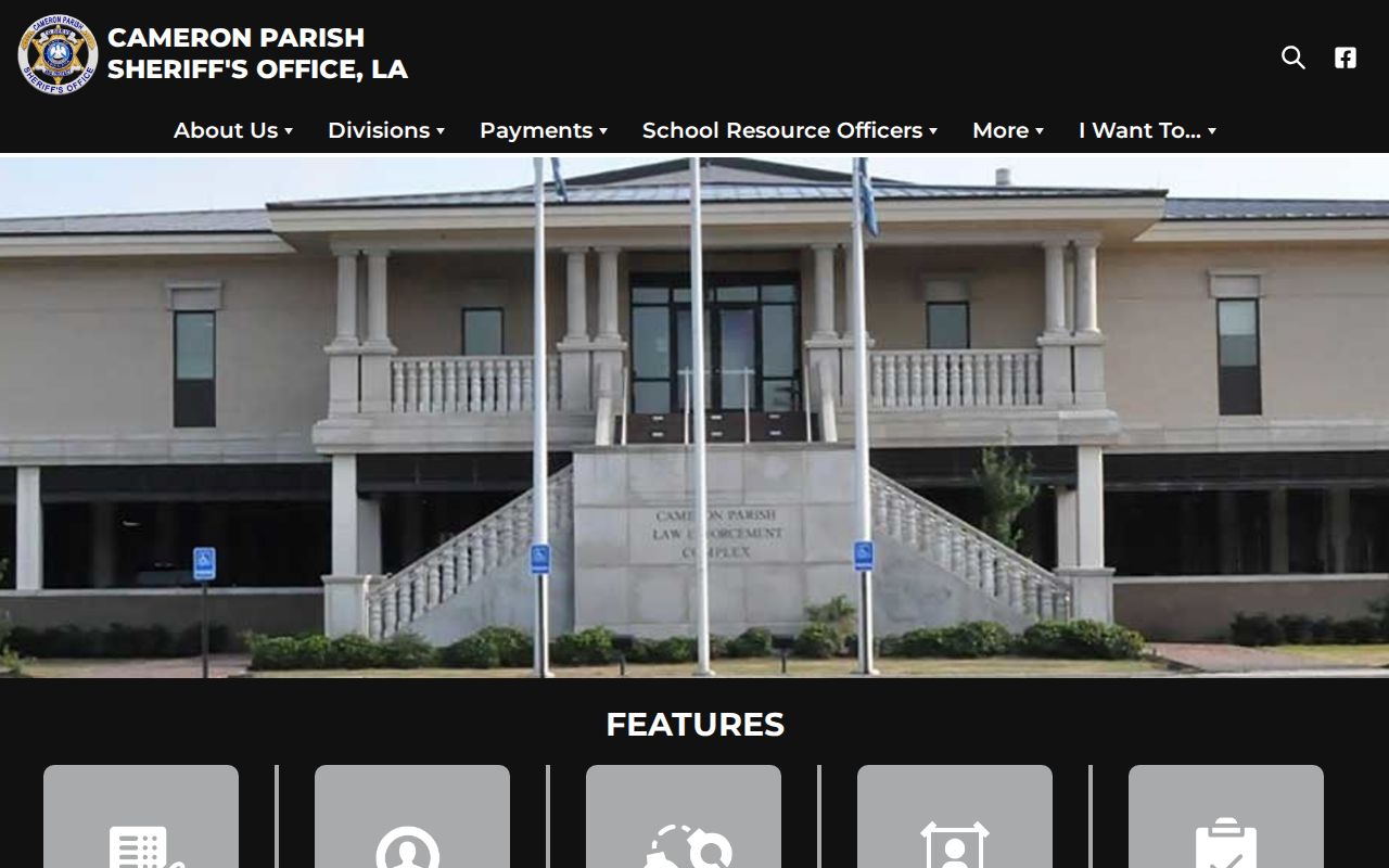 Cameron Parish recent arrests official sheriff homepage